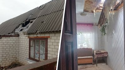 Утренние обстрелы Золочева: одна погибшая, повреждены и разрушены 12 домов
