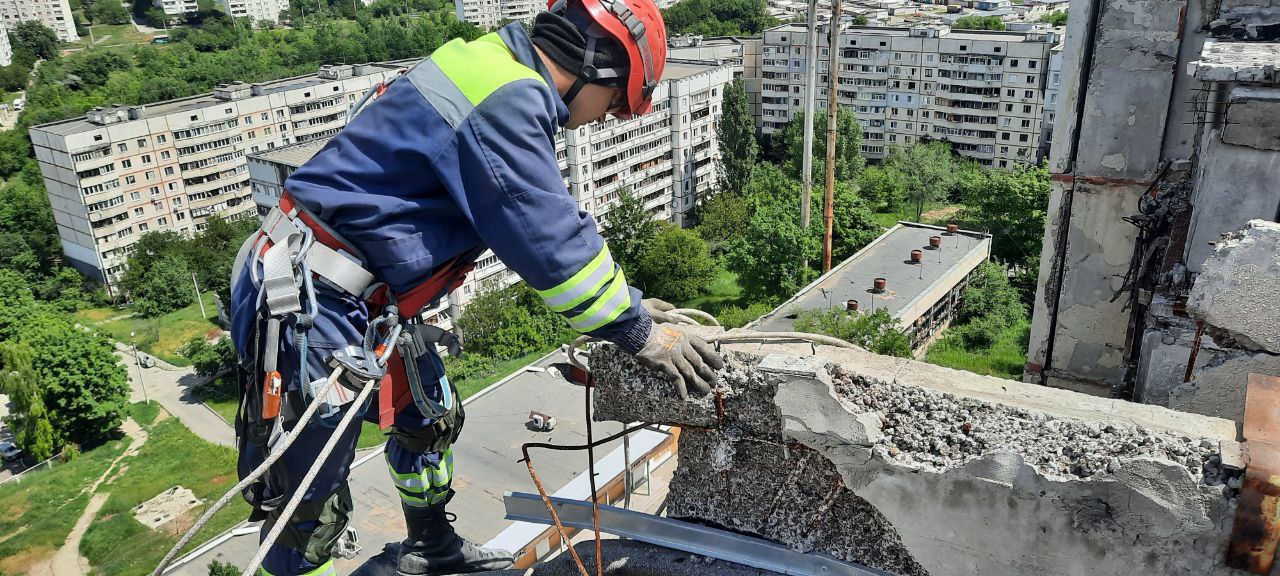 Вид с крыши дома на Салтовке