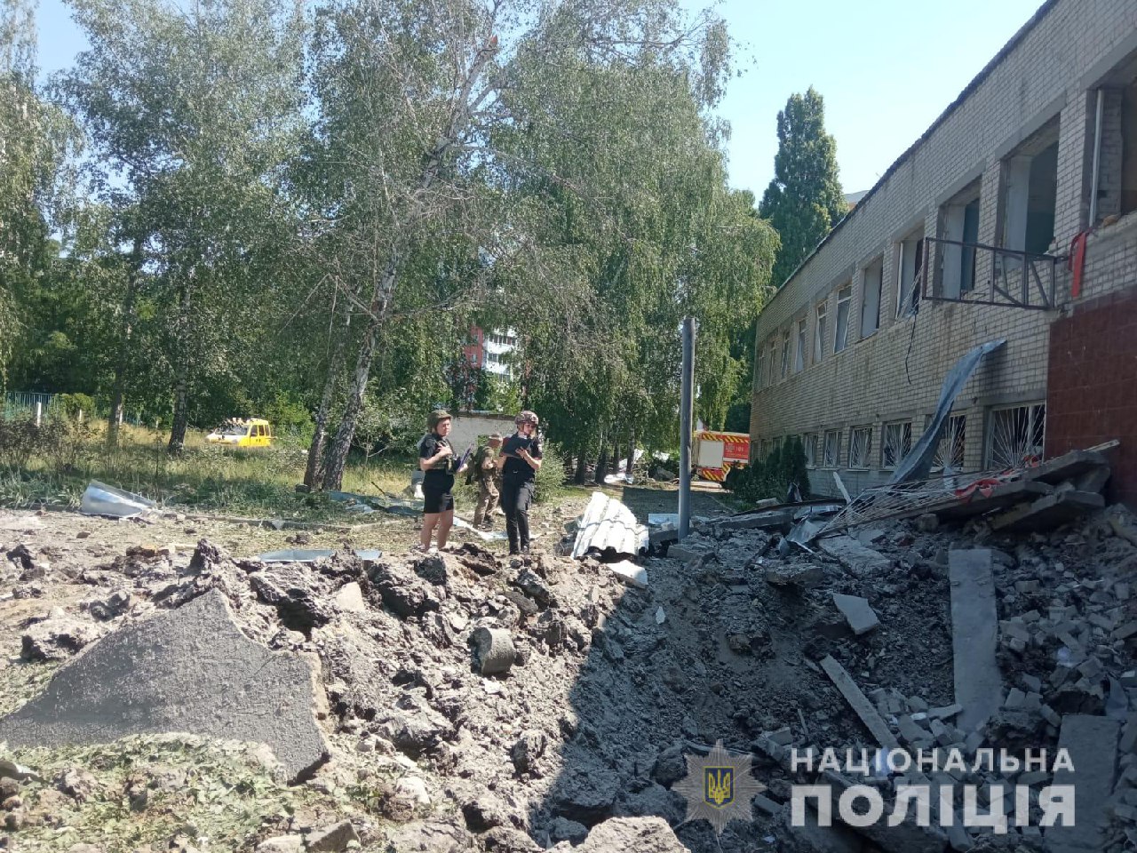 В Слободском районе Харькова школа разрушена ударом «Искандера» (видео)