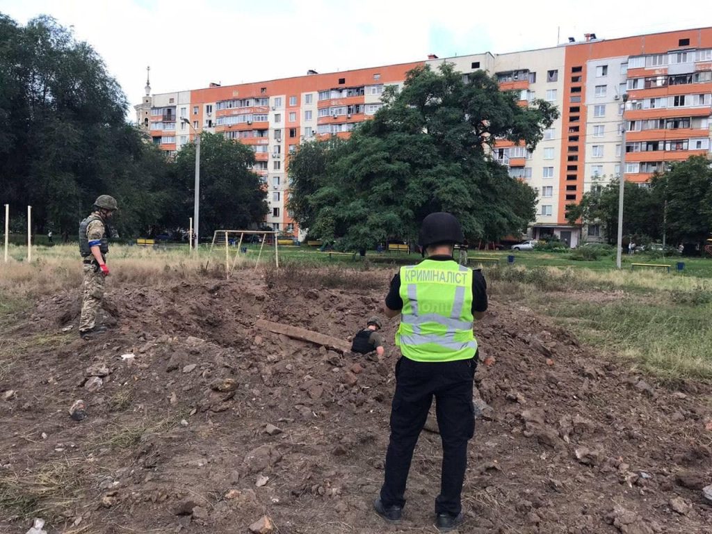 Ракеты оккупантов ударили возле стадиона «Металлист», предварительно — снова С300 (фото)