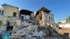 Последствия ночных «прилетов» в Харьков: сильно разрушено админздание (фото)