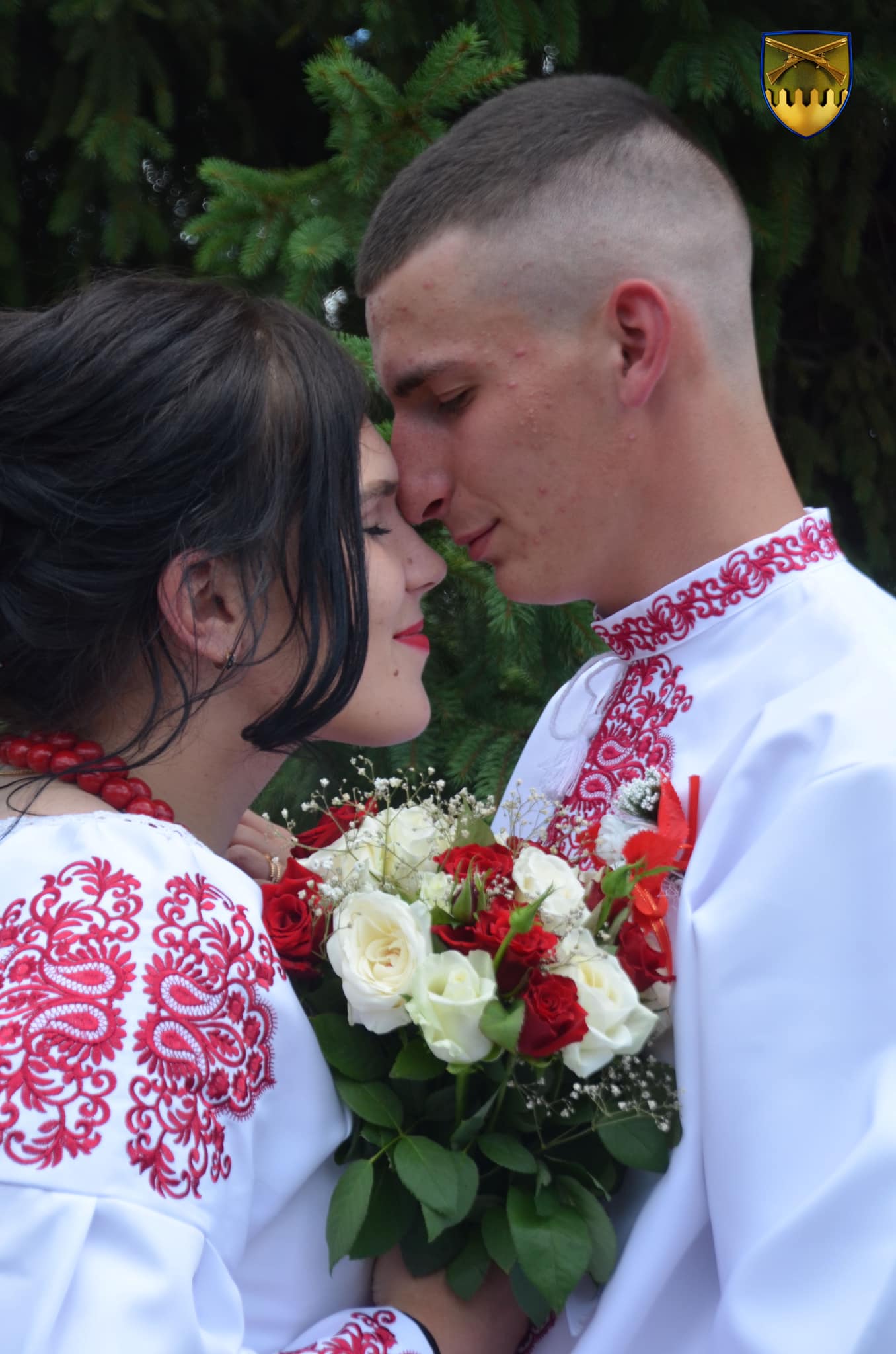 Руслана и Сергей военнослужащие 92 омбр поженились