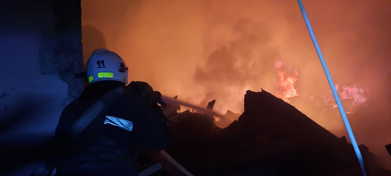 Пожар в Харькове 30 июля 2022 фото ГСЧС
