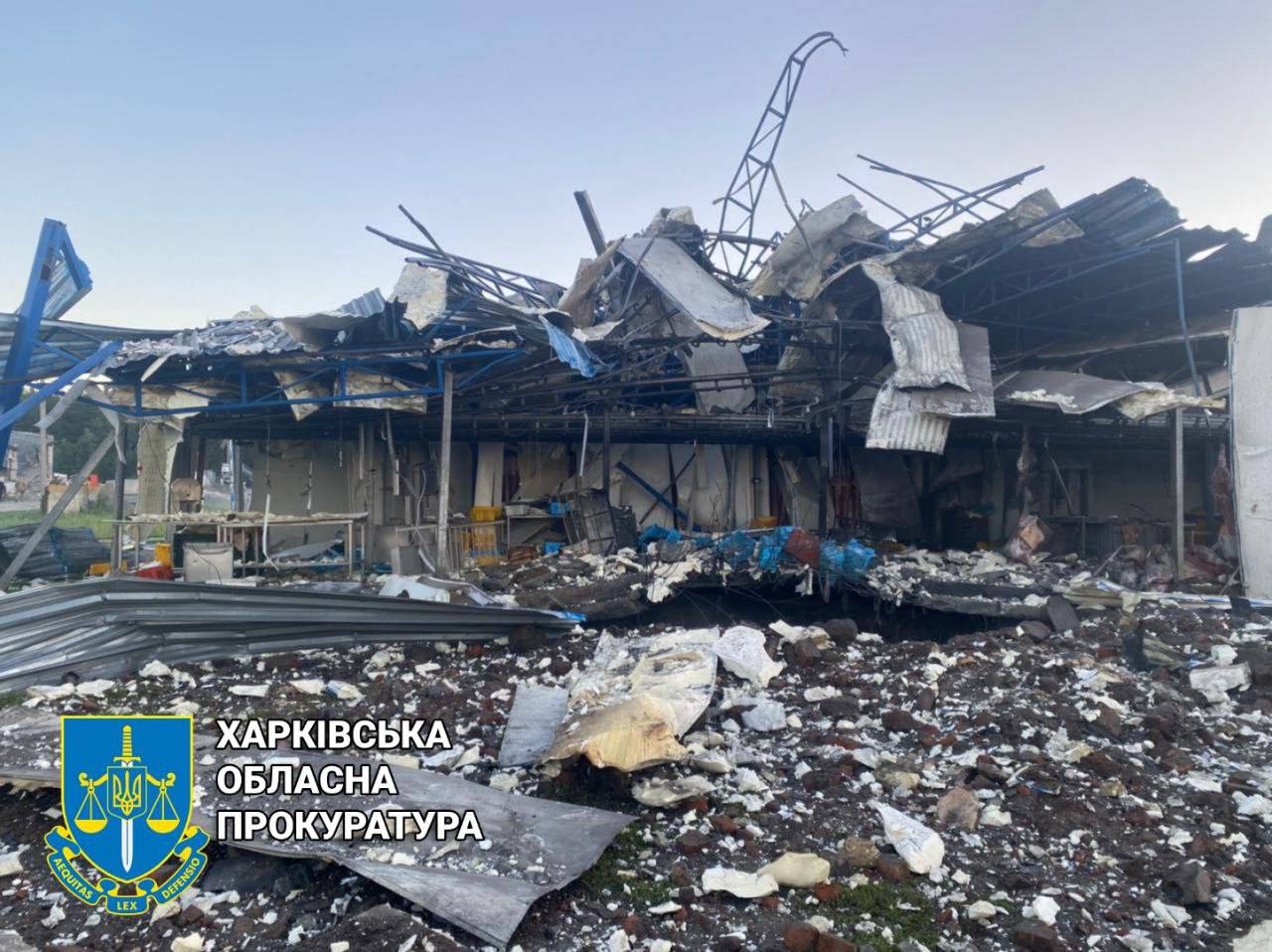 В Богодухове оккупанты разбомбили предприятие пищевой промышленности 