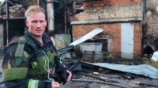 Чрезвычайник из Германии помогает харьковчанам тушить пожары