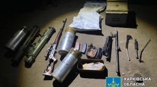Житель Дергачей хранил дома арсенал оружия (фото)