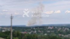 Над Харьковом поднялся дым: жители сообщают о прилете
