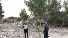 На местах «прилетов» в Дергачах и Чугуеве изымают обломки ракет С-300 (фото)