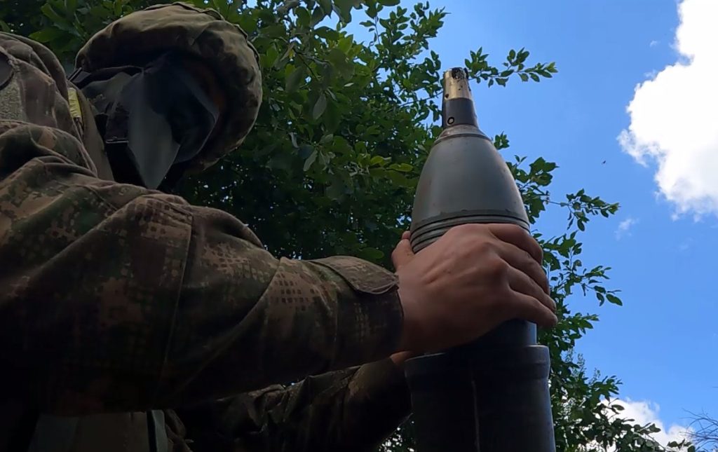 Нацгвардейцы-минометчики выбивают оккупантов с позиций на Харьковщине (видео)