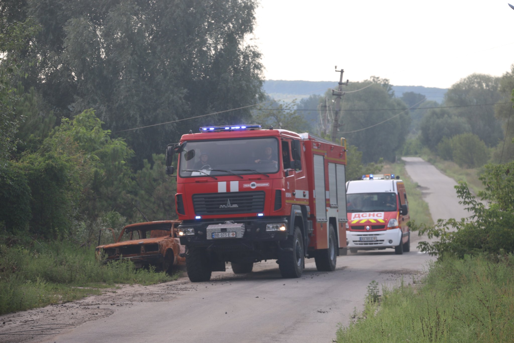 Из-за обстрелов в Циркунах произошло 16 пожаров