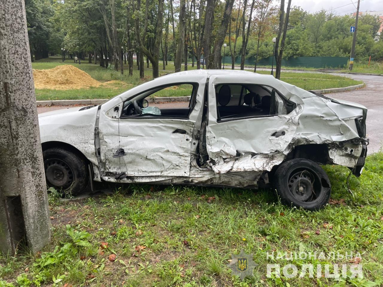 В Харькове столкнулись две иномарки и пассажирский автобус 