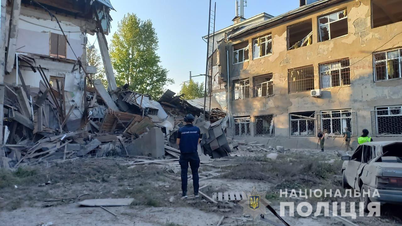 Последствия ракетного обстрела Харькова утром 19 августа 