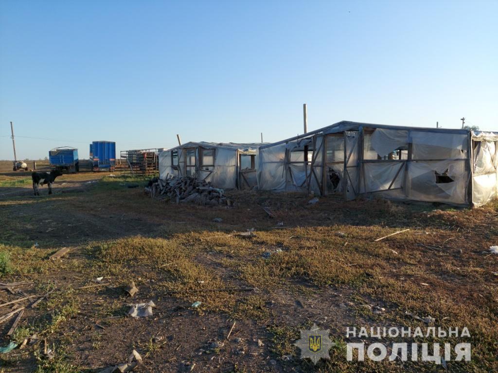В результате обстрела сел Чугуевского района сгорели теплицы