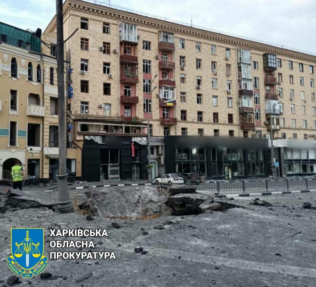 По центру Харькова снова ударили ракетами С-300 – прокуратура (фото)