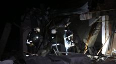 Ночной обстрел Харькова: ракета ударила в нежилое здание (фото)