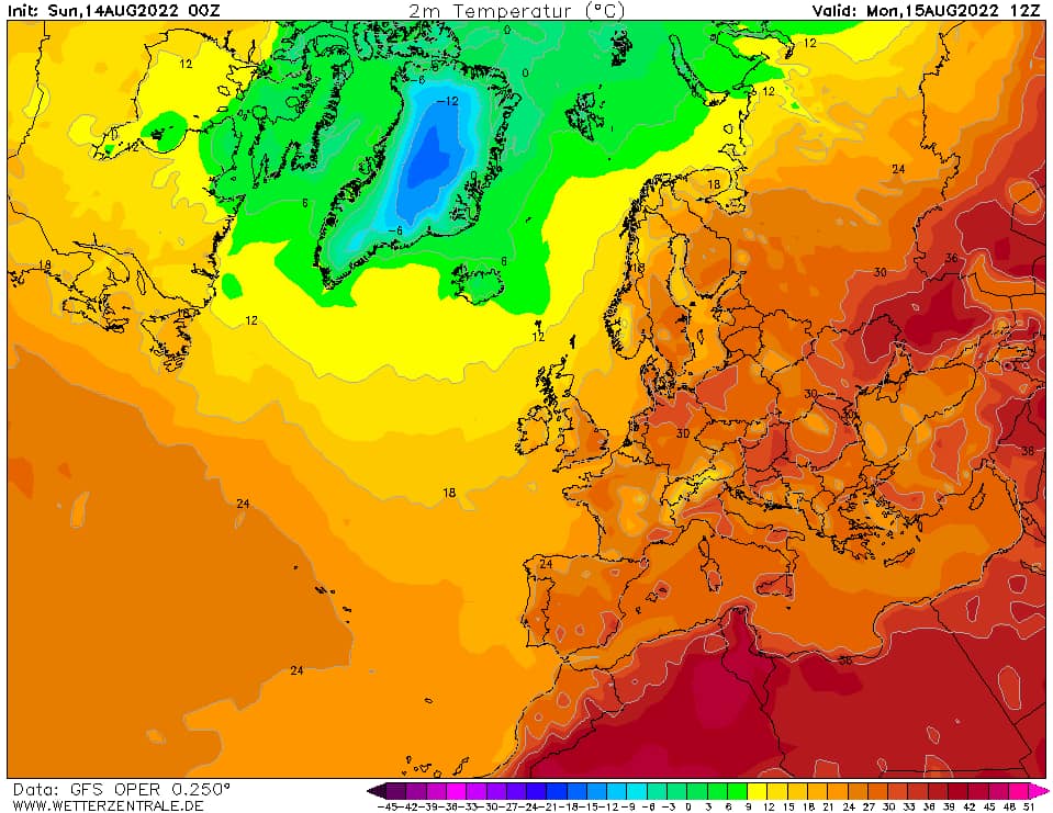 До +38: в понедельник на Харьковщине и в других восточных регионах будет жарче всего в Европе