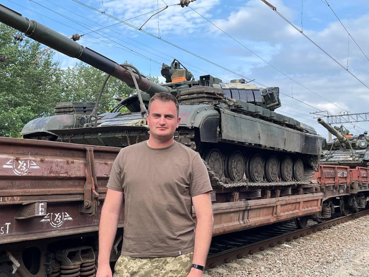 Командир танкового батальйона Роман Зуй 92 омбр