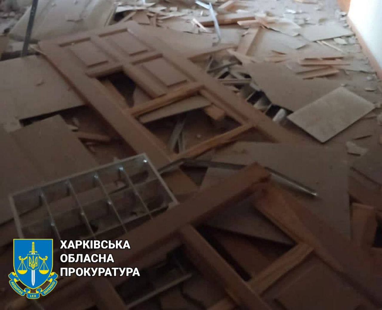 Один из харьковских вузов серьезно пострадал при обстреле Харькова в ночь на 12 августа 2022 г.