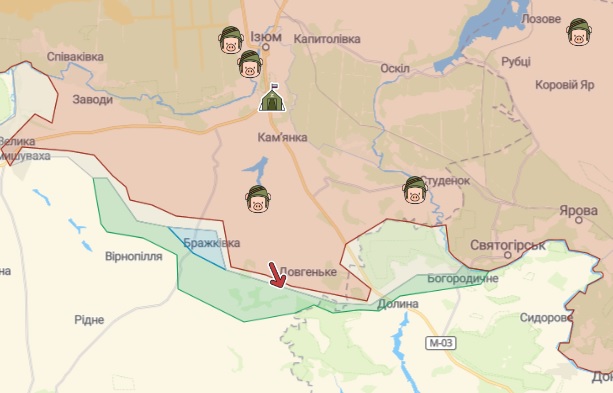 Российские войска больше не контролируют Бражковку на юге Харьковщины — DeepState