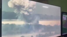 На Харьковщине горит бронетехника врага (видео)