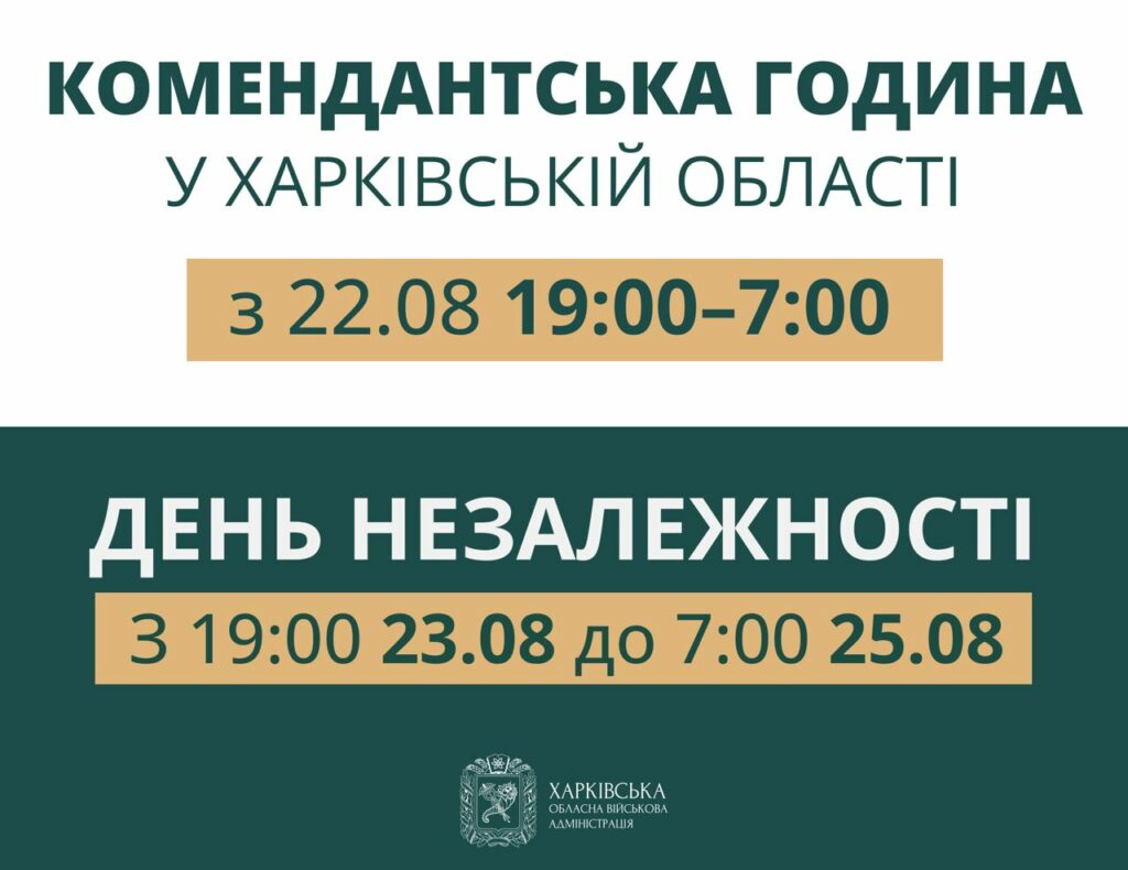 Полиция напоминает: на Харьковщине изменено время комендантского часа