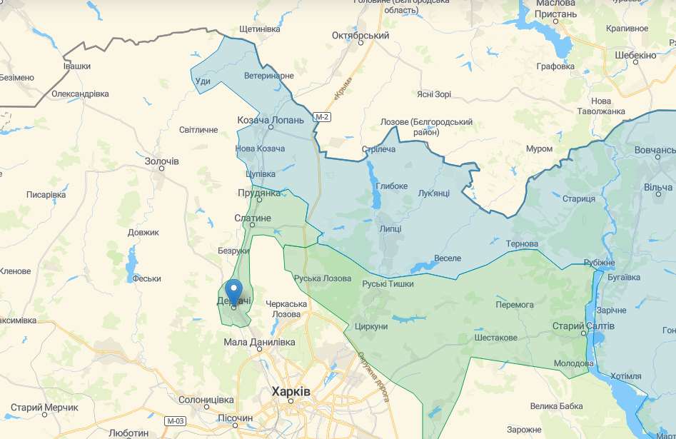 Вдоль границы на севере Харьковщины продолжаются бои между оккупантами и ВСУ