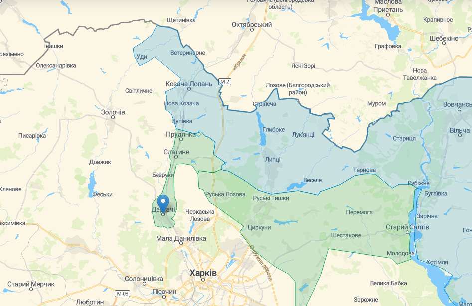 Вздовж кордону на півночі Харківщини тривають бої між окупантами та ЗСУ
