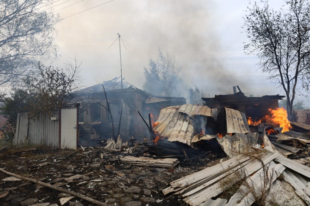 Село под Харьковом подверглось самым сильным обстрелам с начала войны