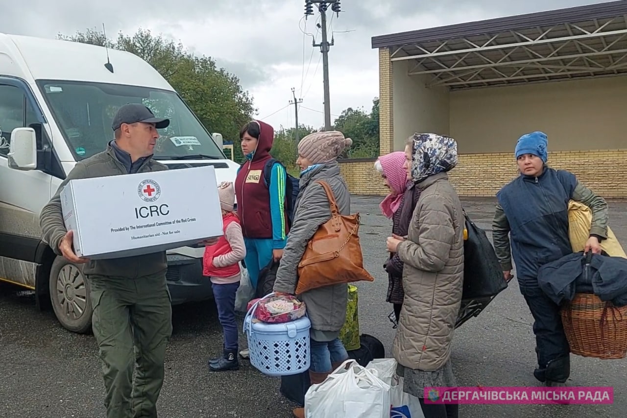 Почалась евакуація мешканців зі звільнених територій Дергачівської громади