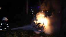Надзвичайники ліквідували пожежу на місці нічного “прильоту” в Харків (фото)