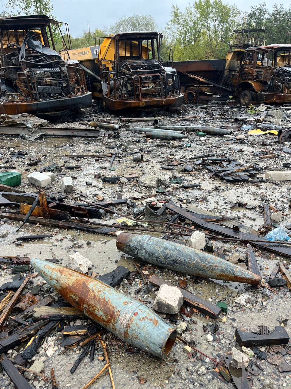 Склад боєприпасів у Куп'янську, знищений ЗСУ у серпні