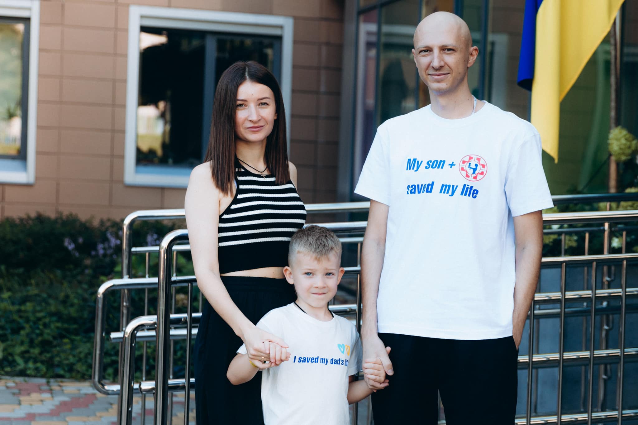 Семья из Харькова в Охматдете после пересадки костного мозга