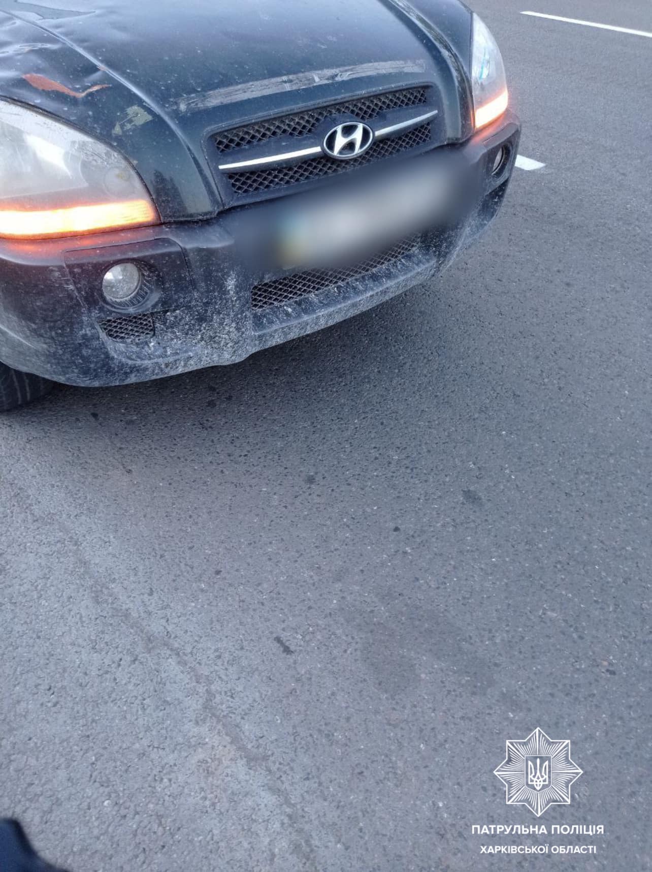 Патрульные в Харькове обнаружили угнанный во время войны Hyundai