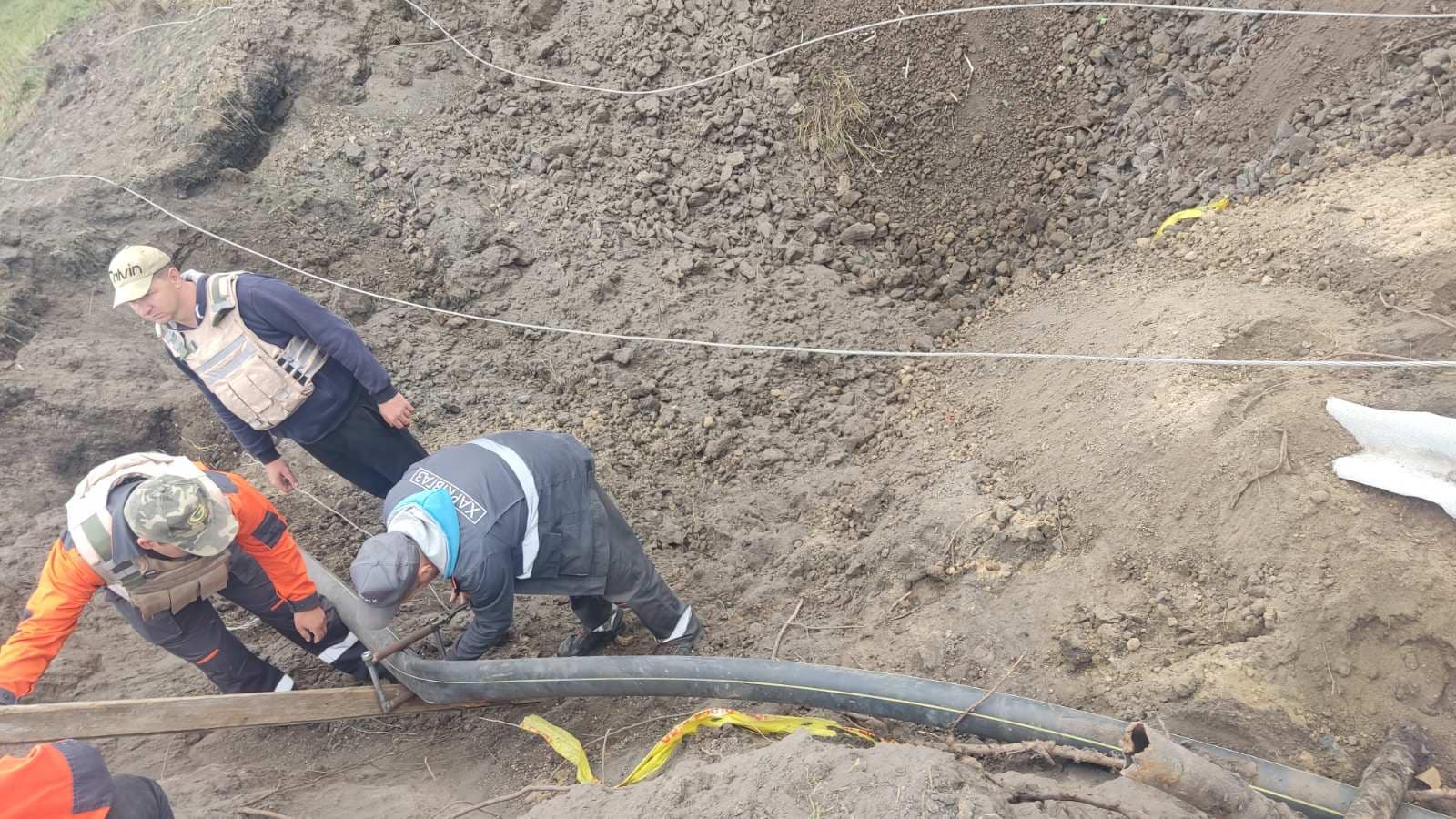 На Харківщині через обстріл пошкоджено газопровід