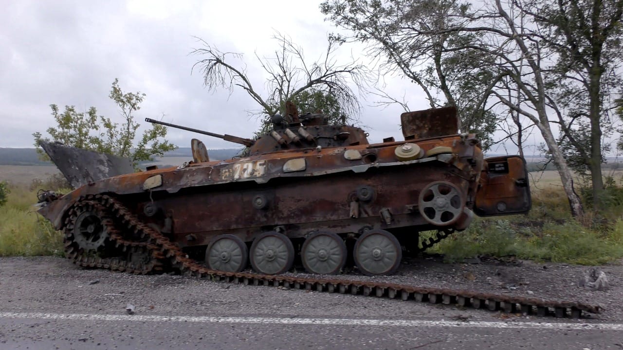 Уничтоженная российская военная техника в Харьковской области 3