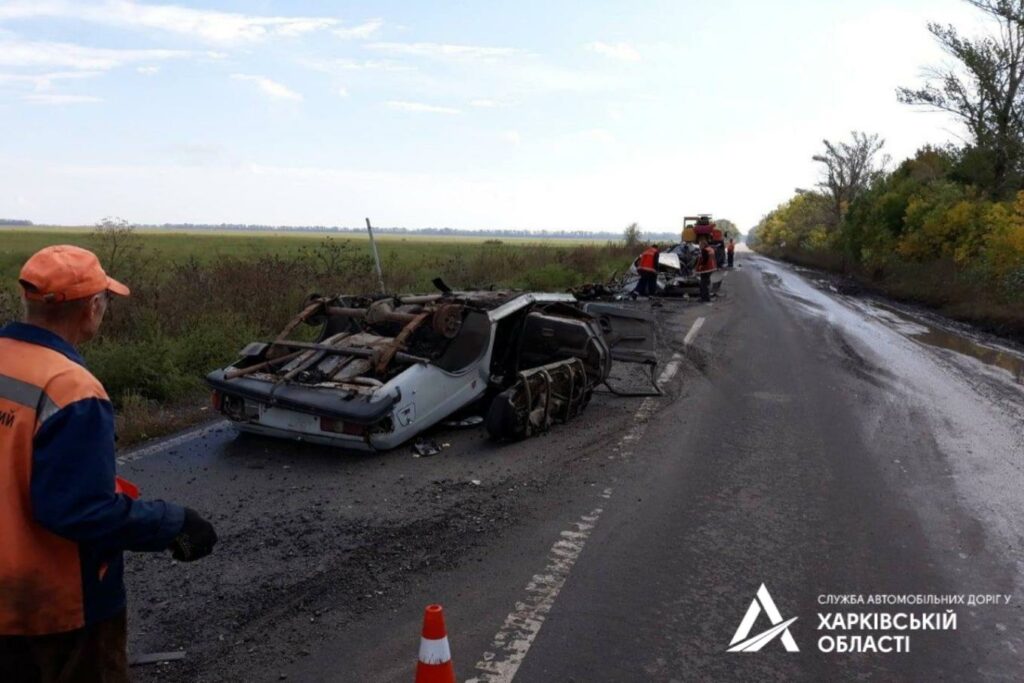 100 км доріг на Харківщині розчистили від наслідків бойових дій