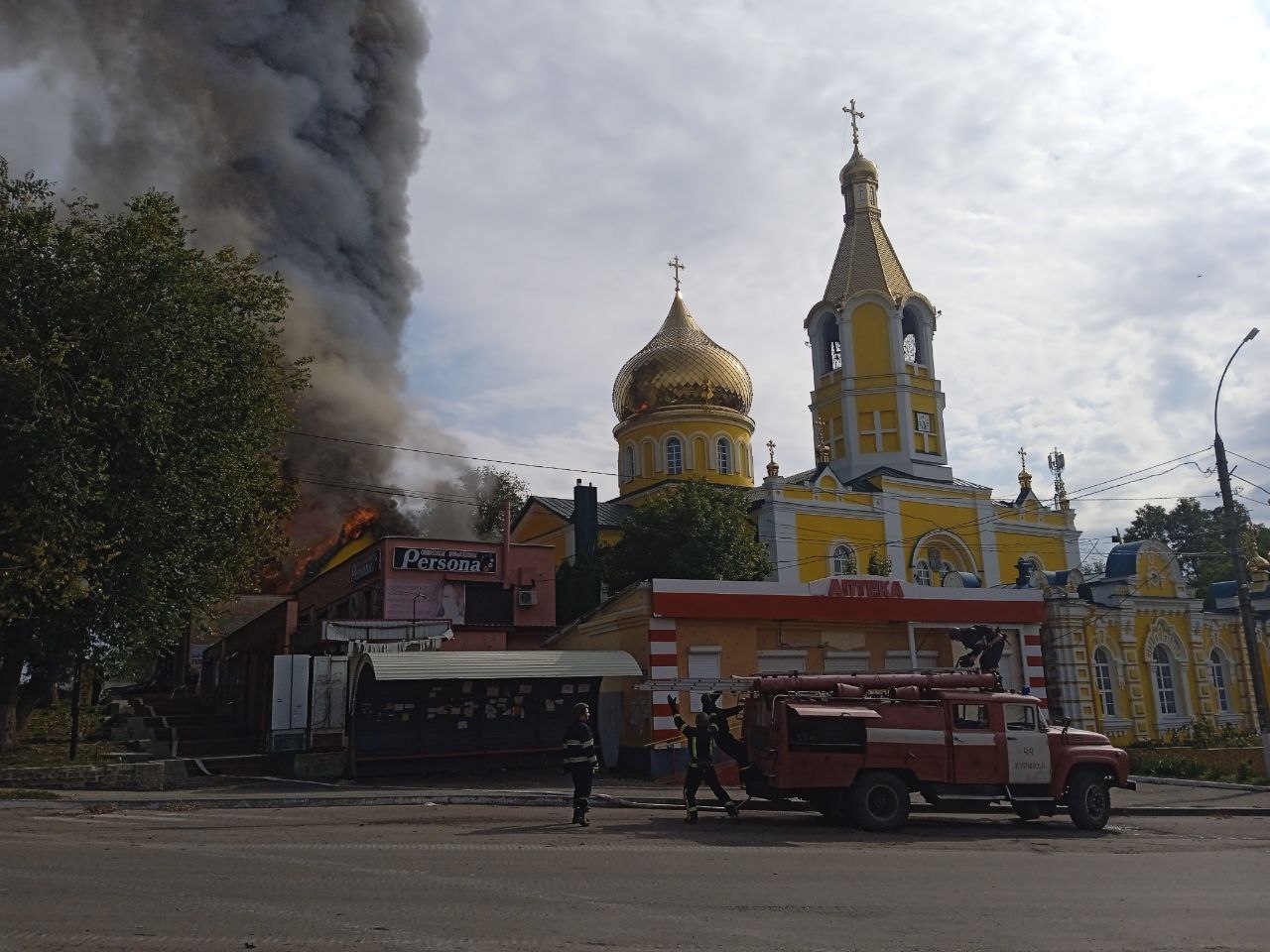 На Харьковщине из-за обстрелов произошло семь пожаров — ГСЧС