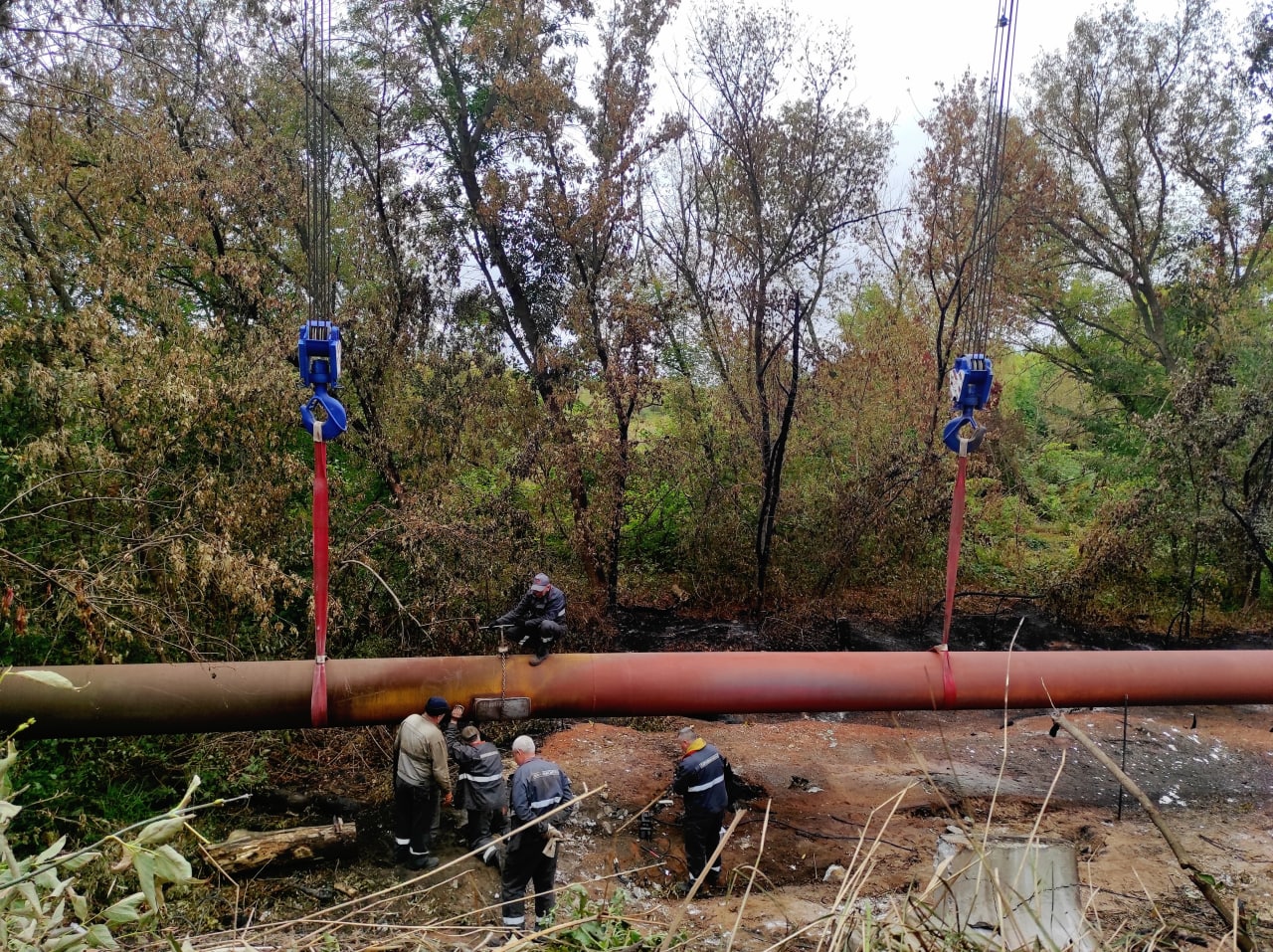 У Харкові газовики оперативно усунули аварію на газопроводі після "прильоту"