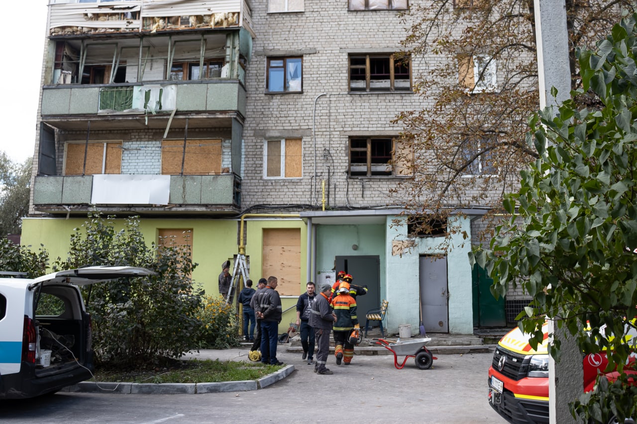 В доме, который обстреляли оккупанты в Холодногорском районе, подключили газ