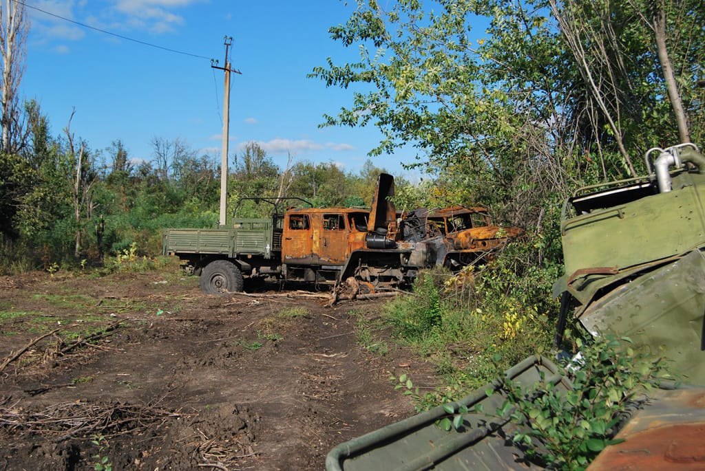 Знищена російська техніка під Ізюмом