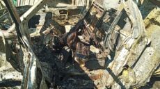 Перші фото наслідків обстрілу Індустріального району показав мер Харкова