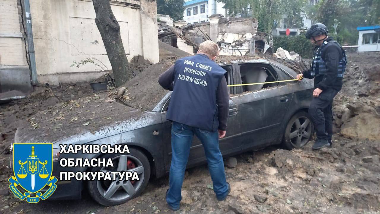 Последствия ракетного удара по Харькову в ночь на 16 сентября 