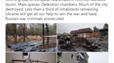 Посол ЕС посетил Изюм и пообещал Украине «всю помощь, чтобы выиграть войну»