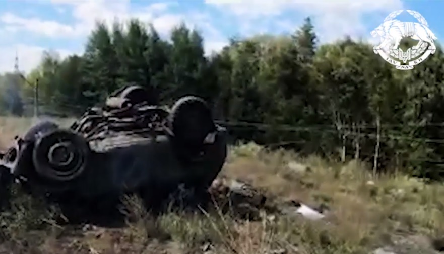 Россиян, бежавших из Балаклеи, уничтожили воины ССО Украины (видео)