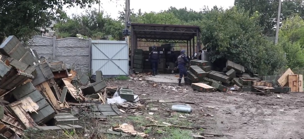 Пиротехники ГСЧС обнаружили на Харьковщине склады БК, брошенные оккупантами
