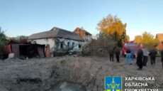 Ракетний удар по Новобаварському району: постраждали 3 особи (фото, відео)