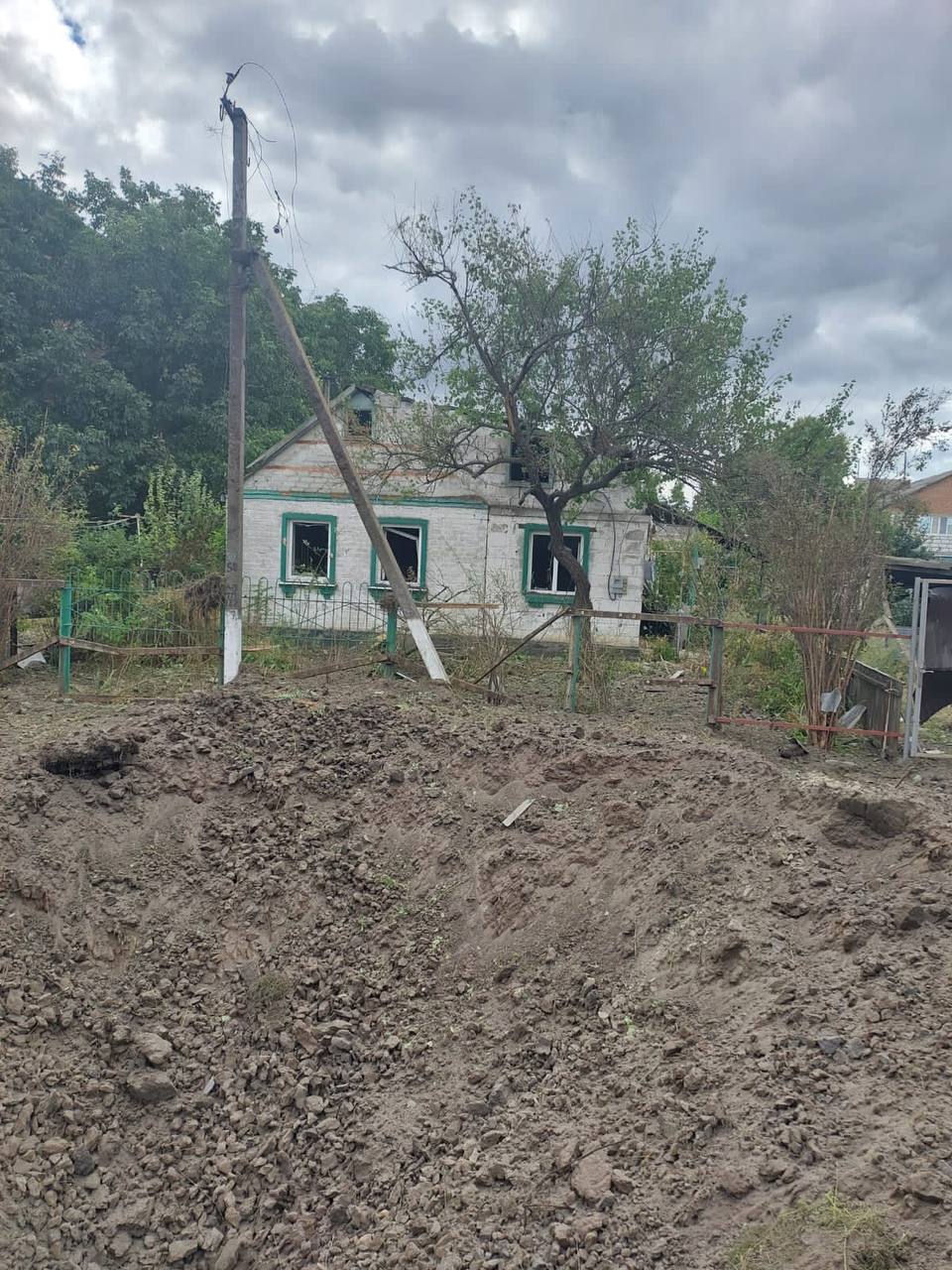 Руйнування у смт Печеніги на Харківщині