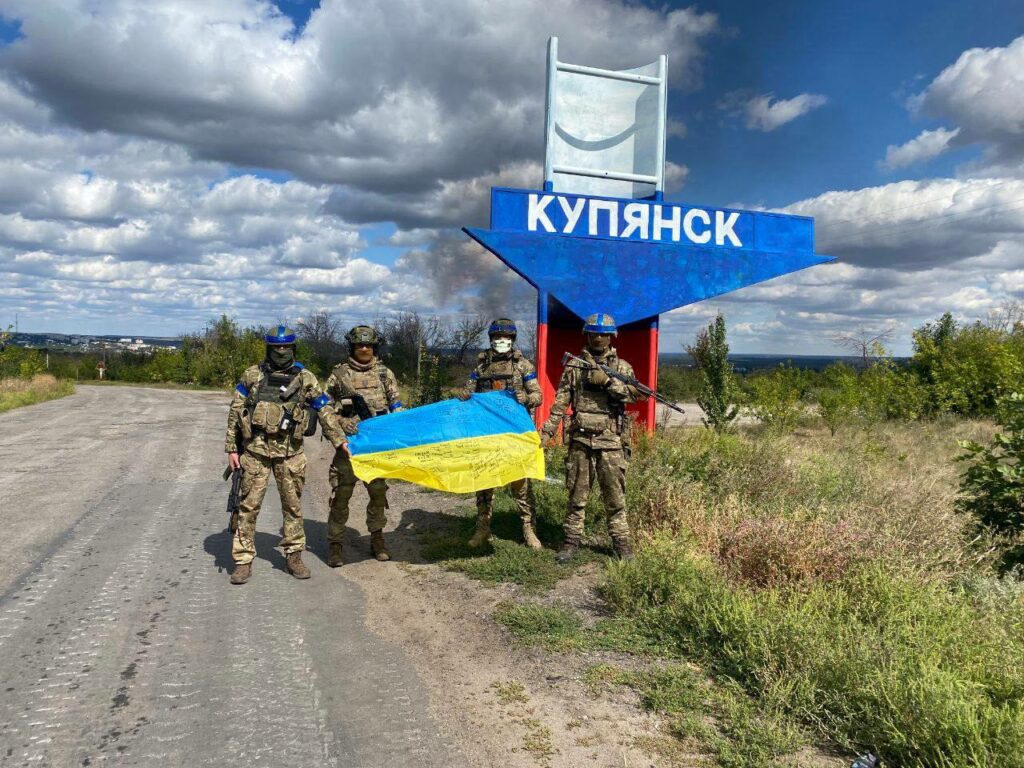 Звільнення Харківщини: з’явилися фото воїнів ЗСУ на в’їзді до Куп’янська