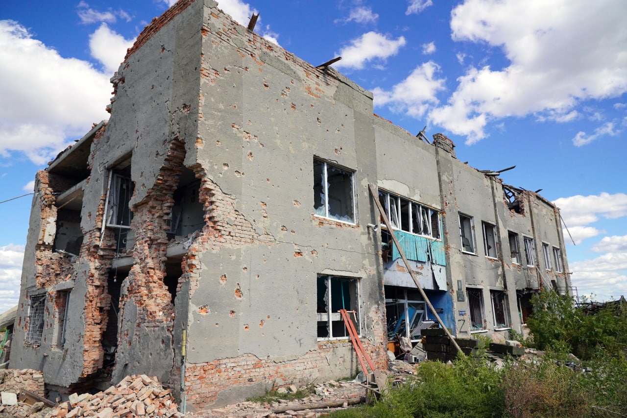 Разрушения в освобожденных селах на Харьковщине 9 сентября
