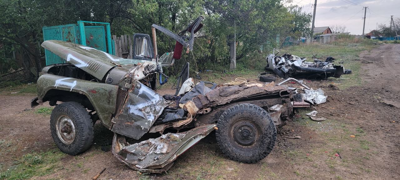 Розбита техніка армії РФ біля кордону на Харківщині